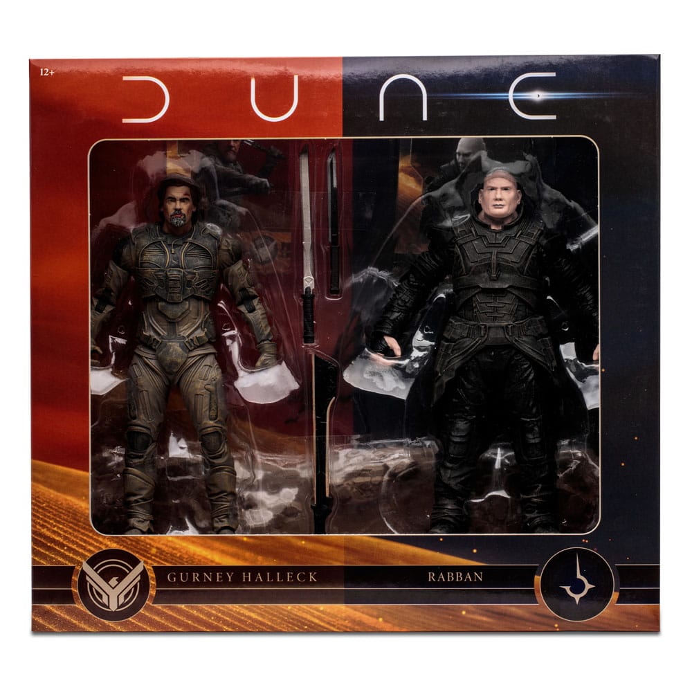 Dune: Part Two Action Figure 2-Pack Gurney Halleck & Rabban 18 cm