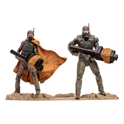 Dune: Part Two Action Figure 2-Pack Stilgar &amp; Shishakli (Gold Label) 18 cm