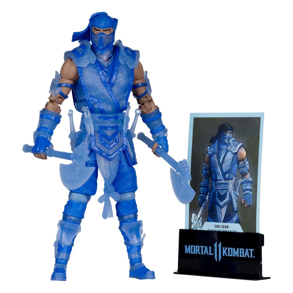 Mortal Kombat Action Figure Glow in the Dark Edition Sub-Zero (Gold Label) 18 cm