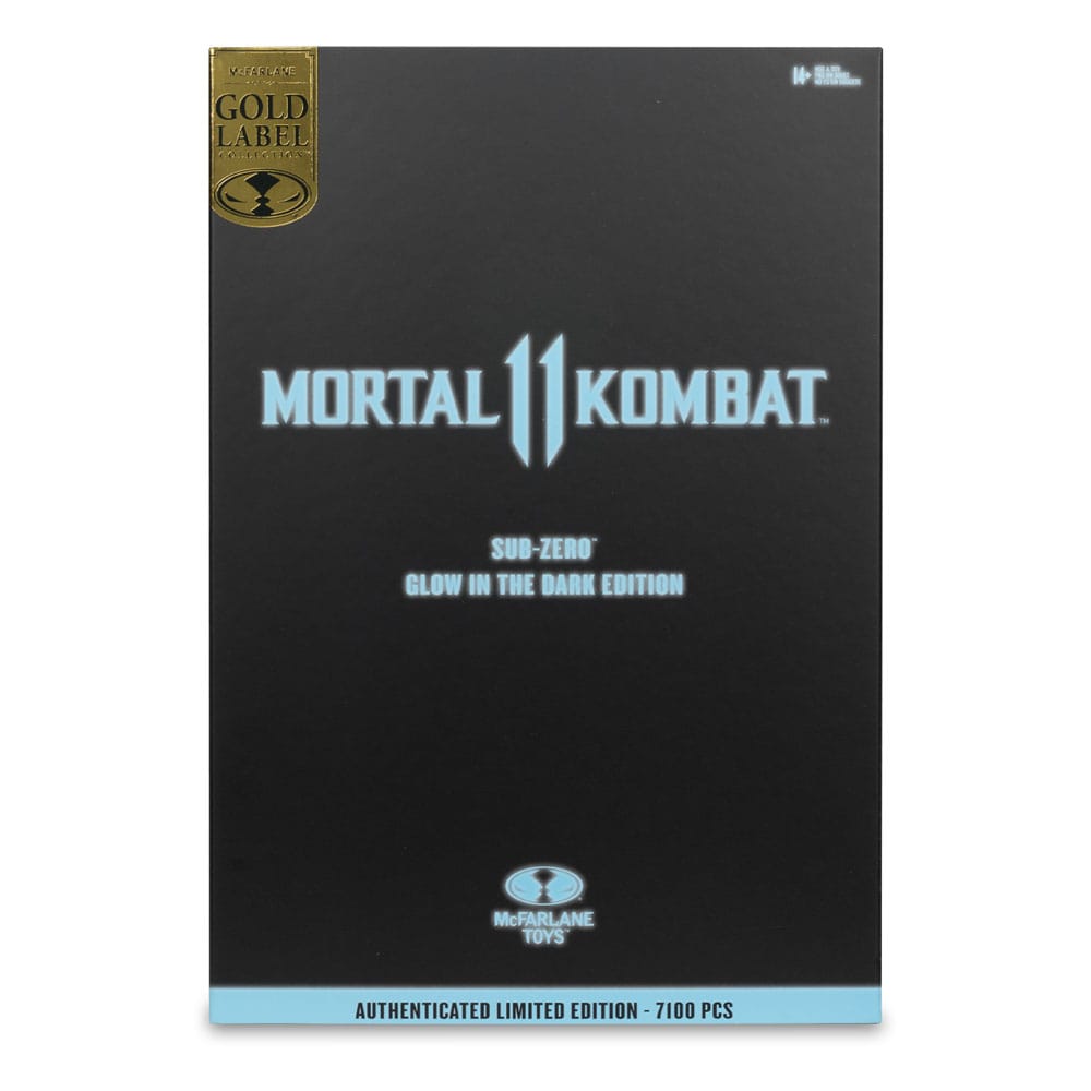 Mortal Kombat Action Figure Glow in the Dark Edition Sub-Zero (Gold Label) 18 cm