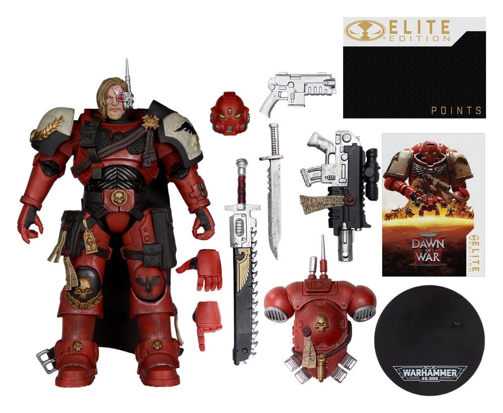 Warhammer 40,000 Dawn of War McFarlane Elite Edition Action Figure Captain Cyrus (Dawn of War 4) 20 cm - Damaged packaging