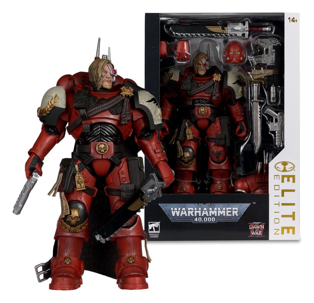 Warhammer 40,000 Dawn of War McFarlane Elite Edition Action Figure Captain Cyrus (Dawn of War 4) 20 cm - Damaged packaging