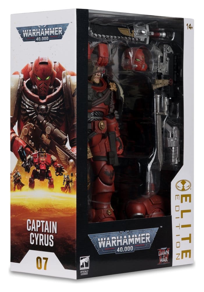 Warhammer 40,000 Dawn of War McFarlane Elite Edition Action Figure Captain Cyrus (Dawn of War 4) 20 cm - Damaged packaging