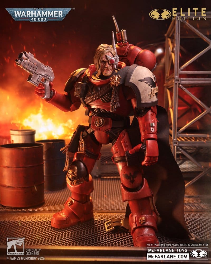 Warhammer 40,000 Dawn of War McFarlane Elite Edition Action Figure Captain Cyrus (Dawn of War 4) 20 cm - Damaged packaging