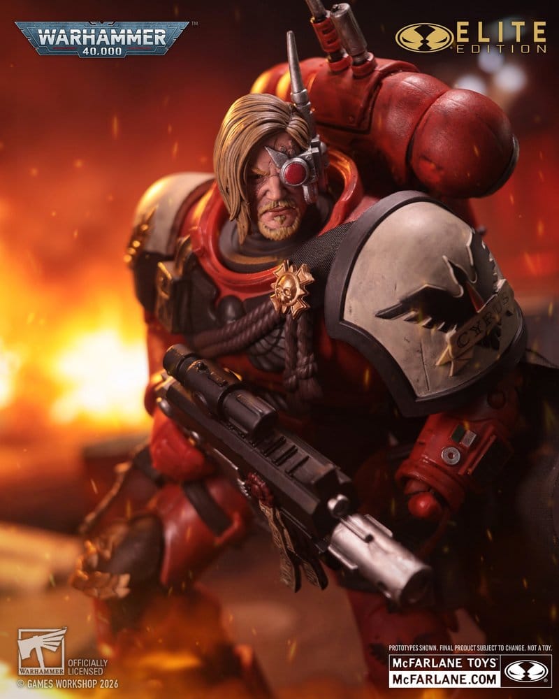 Warhammer 40,000 Dawn of War McFarlane Elite Edition Action Figure Captain Cyrus (Dawn of War 4) 20 cm - Damaged packaging