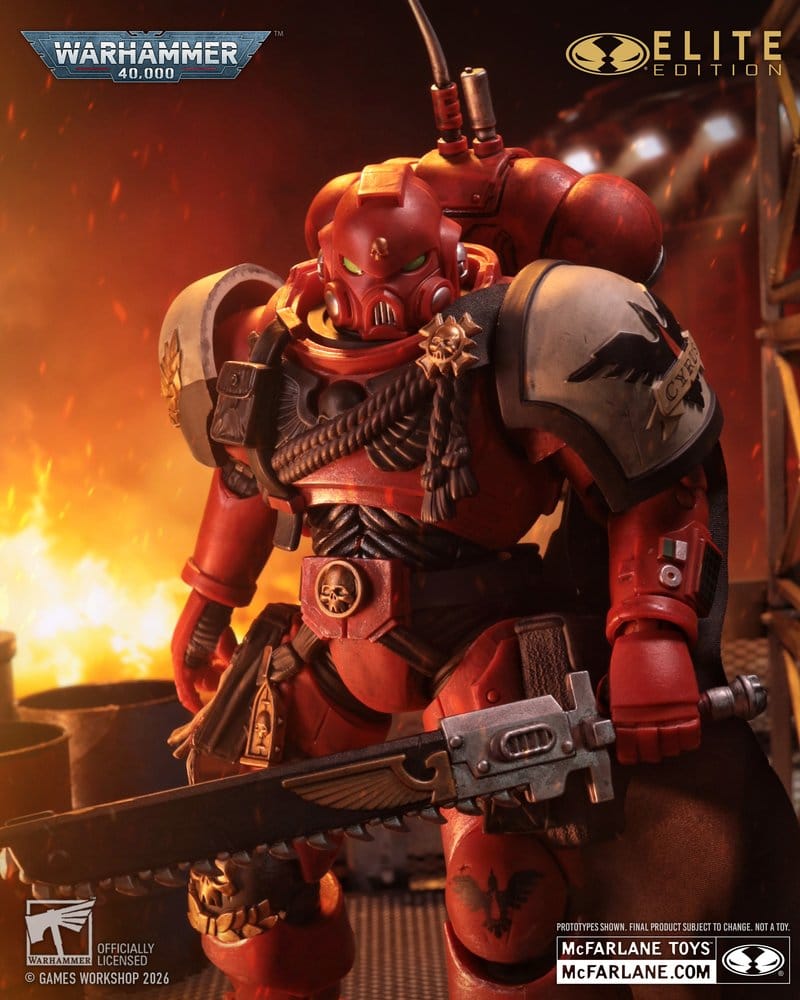 Warhammer 40,000 Dawn of War McFarlane Elite Edition Action Figure Captain Cyrus (Dawn of War 4) 20 cm - Damaged packaging
