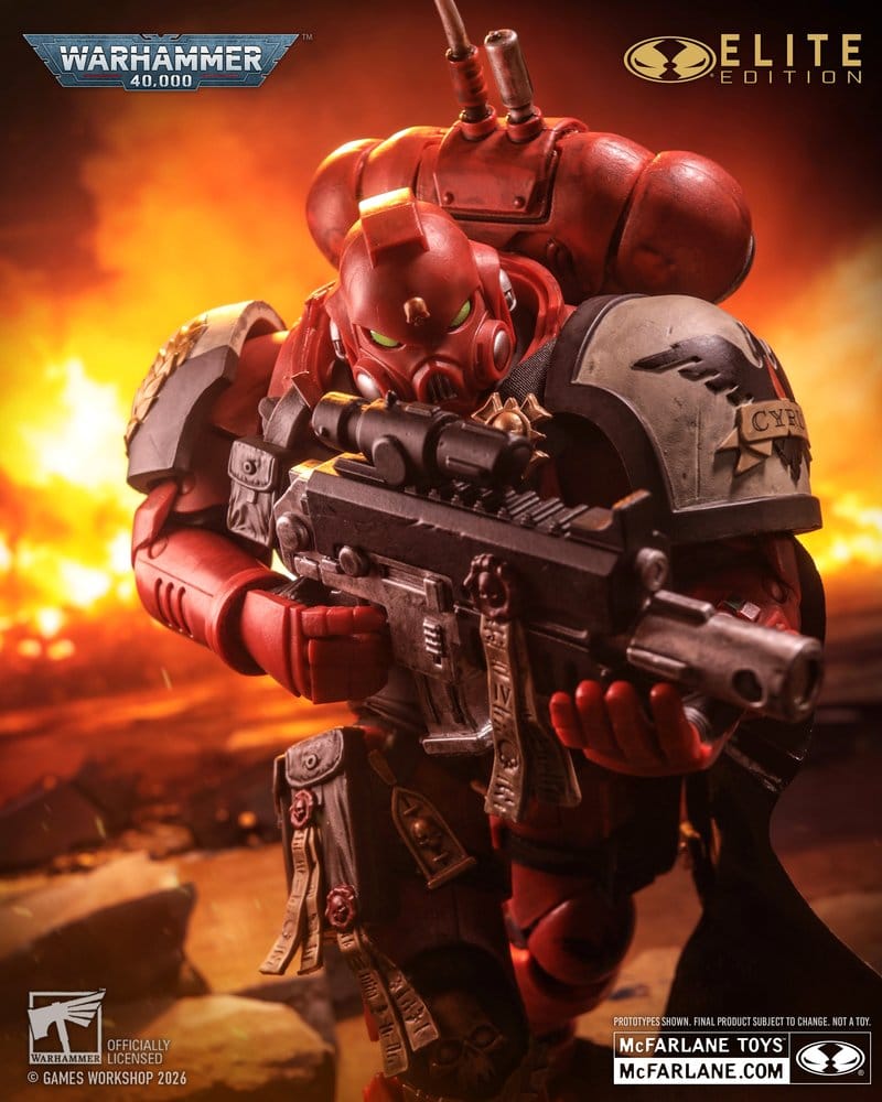Warhammer 40,000 Dawn of War McFarlane Elite Edition Action Figure Captain Cyrus (Dawn of War 4) 20 cm - Damaged packaging