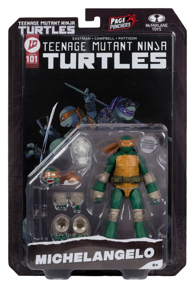 Teenage Mutant Ninja Turtles Page Punchers Action Figure Michelangelo 13 cm