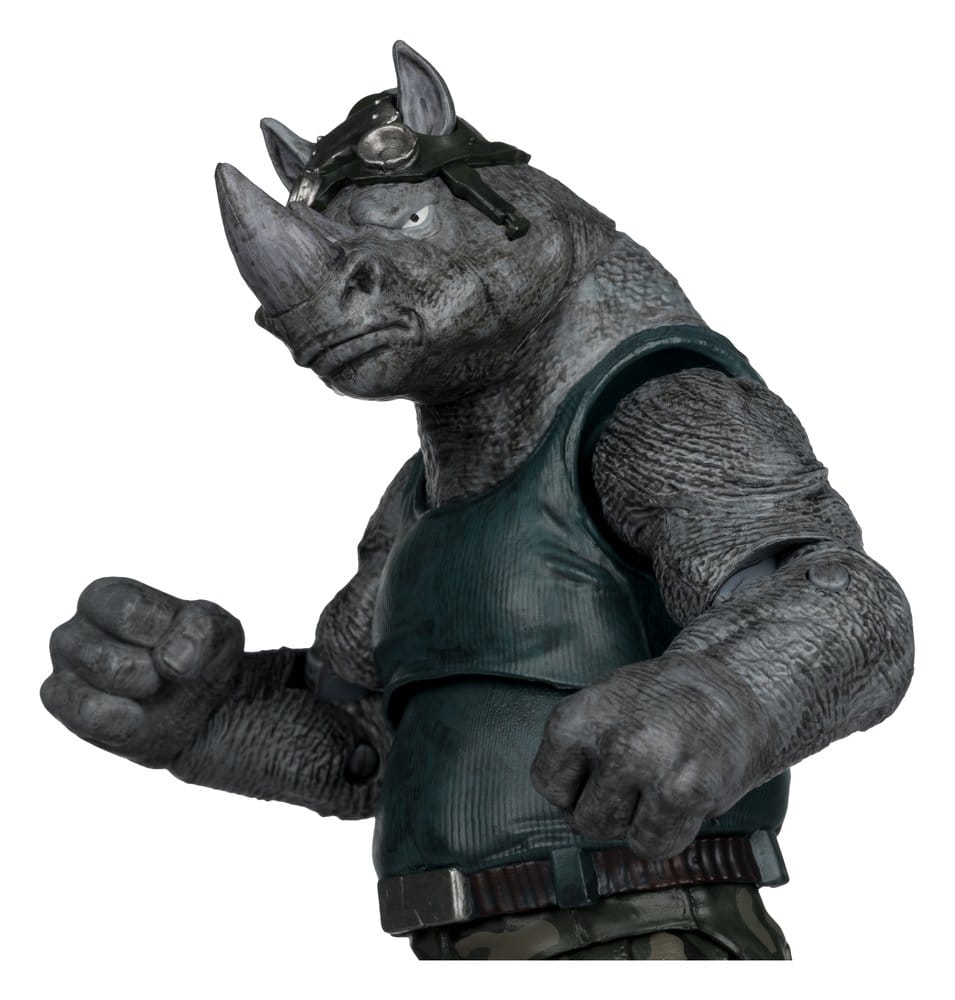 Teenage Mutant Ninja Turtles Page Punchers Action Figure Rocksteady 17 cm