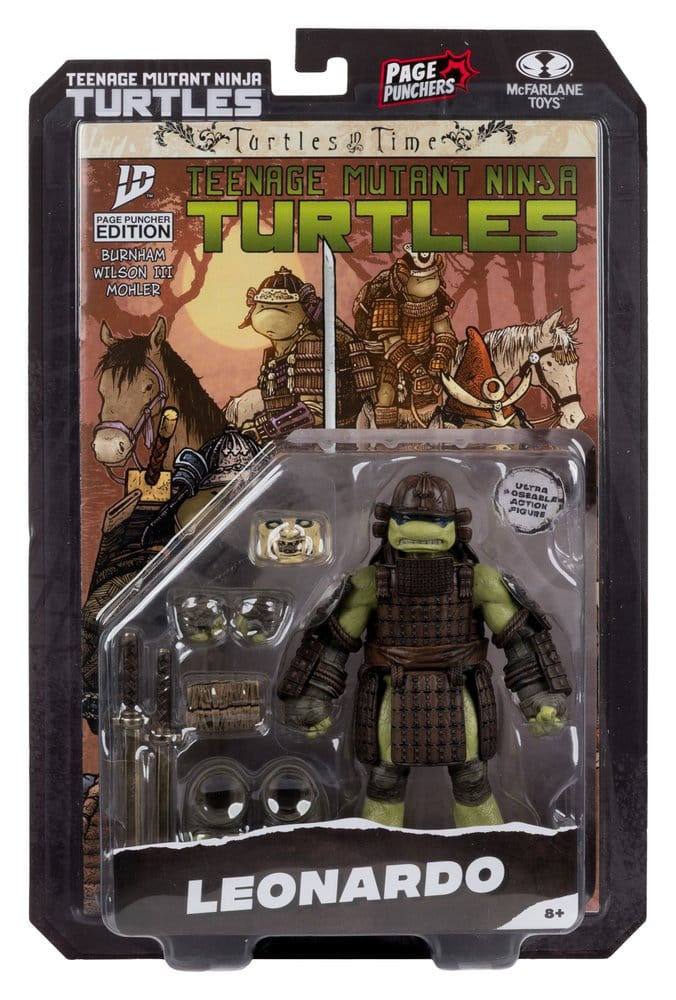 Teenage Mutant Ninja Turtles Page Punchers Action Figure Leonardo (Turtles in Time) 13 cm