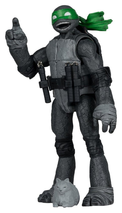 Teenage Mutant Ninja Turtles Page Punchers Action Figure Michelangelo (Black White & Green) (Red Platinum Edition) 13 cm