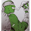 Teenage Mutant Ninja Turtles Page Punchers Action Figure Michelangelo (Black White & Green) (Red Platinum Edition) 13 cm