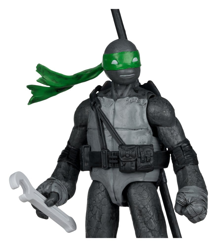 Teenage Mutant Ninja Turtles Page Punchers Action Figure Donatello (Black White & Green ) (Red Platinum Edition) 13 cm