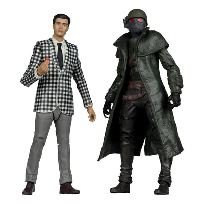Fallout: New Vegas Statue 2-Pack Riot Ranger Armor &amp; Benny Survivor 18 cm