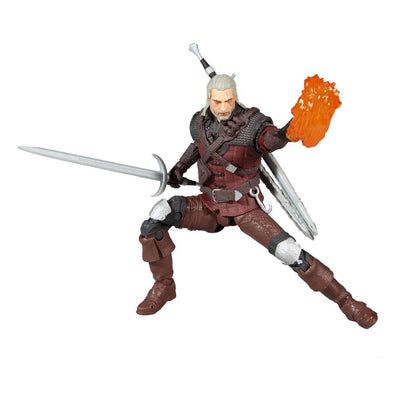 The Witcher 3: Wild Hunt Action Figure Geralt of Rivia (Wolf Armor) 18 cm - Damaged packaging