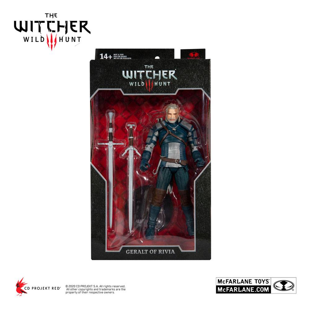The Witcher Action Figure Geralt of Rivia (Viper Armor: Teal Dye) 18 cm