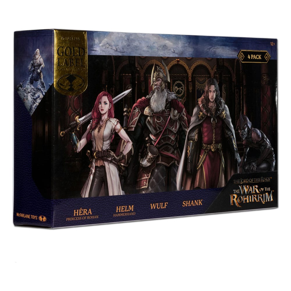 The Lord of the Rings: The War of the Rohirrim Action Figures 4-Pack 10 cm