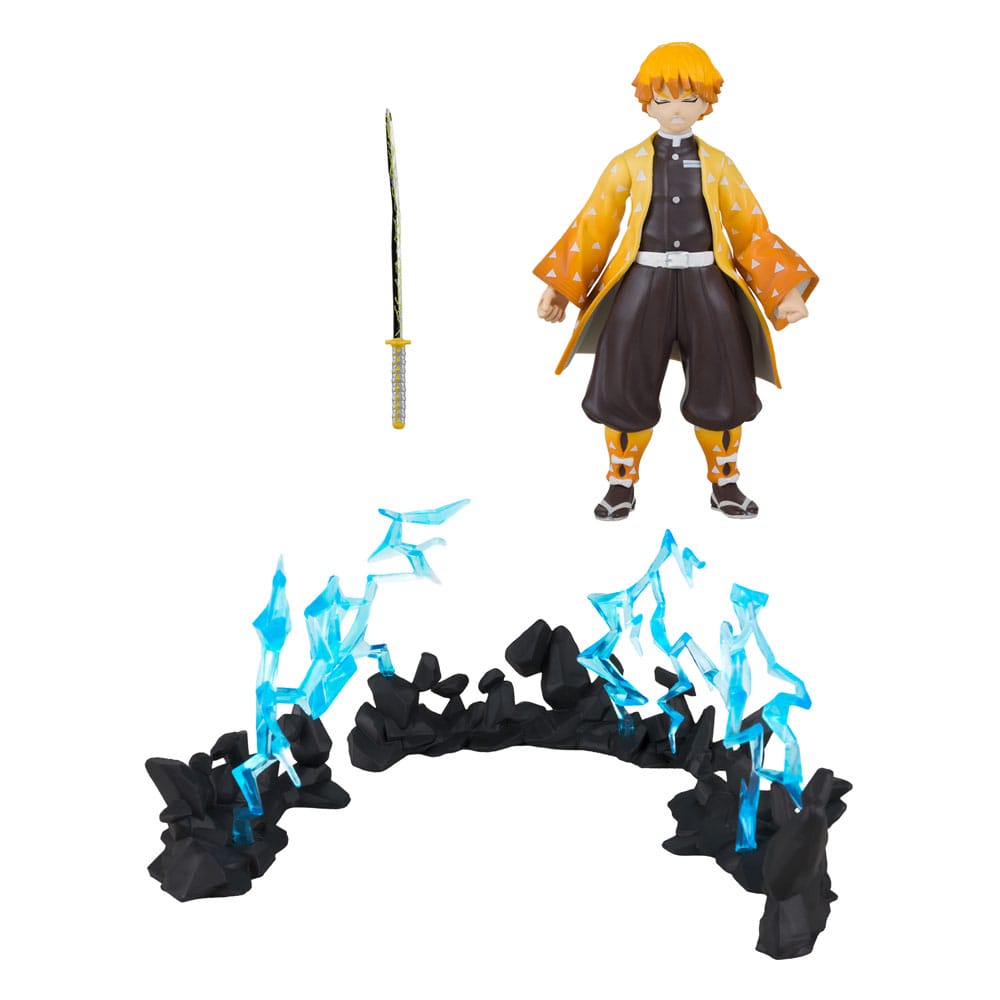 Demon Slayer: Kimetsu no Yaiba Action Figure Zenitsu Thunder Breathing Deluxe 13 cm