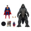 DC Justice League Monsterverse DC Multiverse Action Figures 2-Pack Superman Vs. Godzilla 30 cm