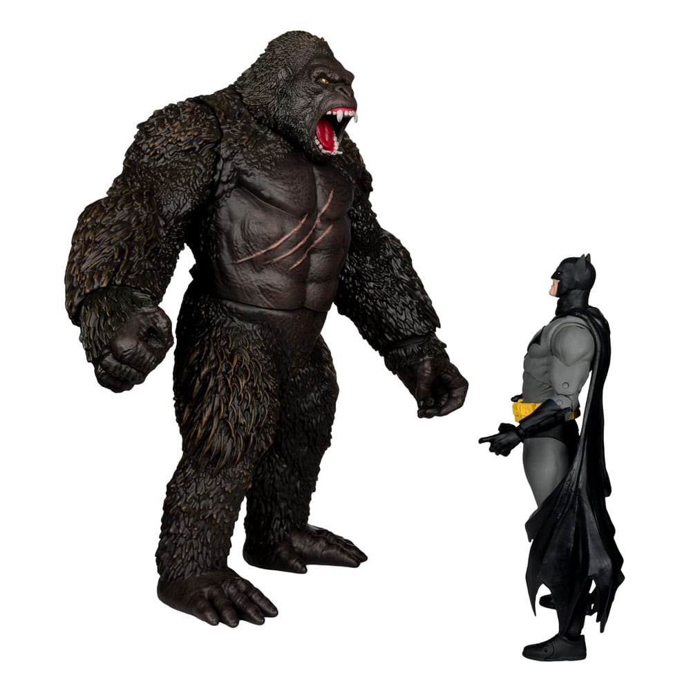 DC Justice League Monsterverse DC Multiverse Action Figures 2-Pack Batman &amp; Kong 29 cm
