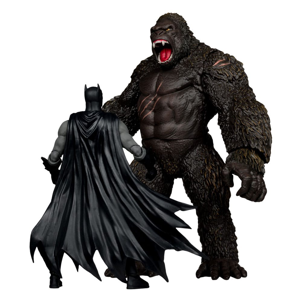 DC Justice League Monsterverse DC Multiverse Action Figures 2-Pack Batman &amp; Kong 29 cm