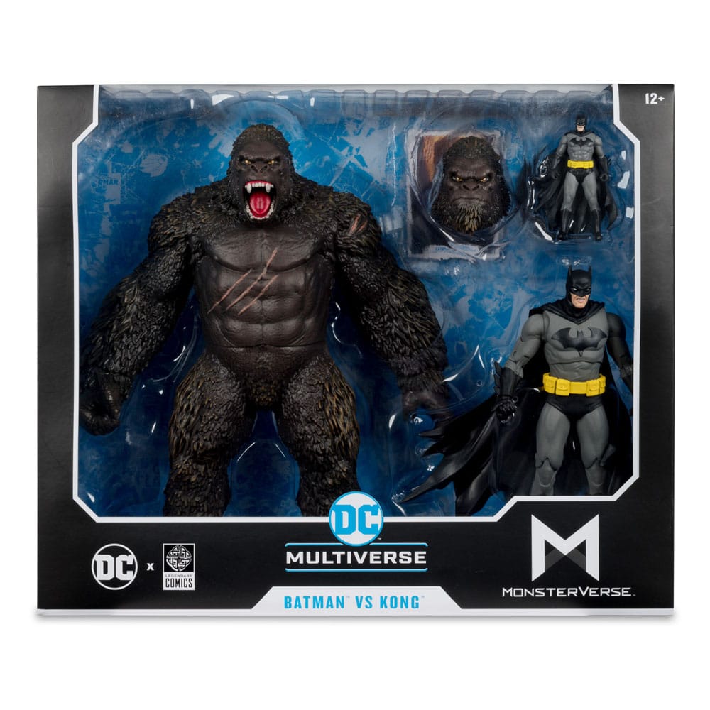 DC Justice League Monsterverse DC Multiverse Action Figures 2-Pack Batman &amp; Kong 29 cm