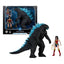 DC Justice League Monsterverse DC Multiverse Action Figures 2-Pack Wonder Woman Vs. Atomic Blast Godzilla 18 cm  - Damaged packaging