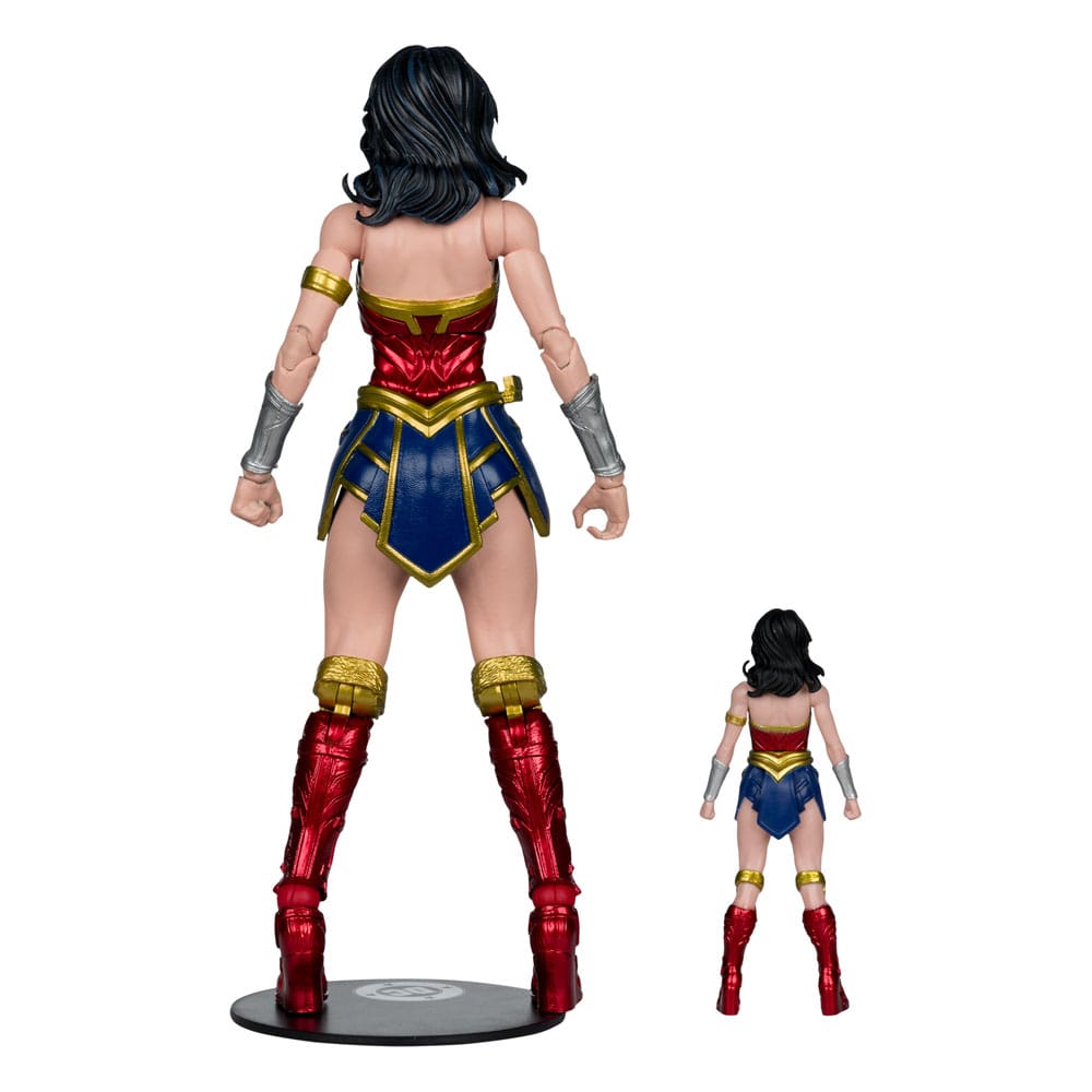 DC Justice League Monsterverse DC Multiverse Action Figures 2-Pack Wonder Woman Vs. Atomic Blast Godzilla 18 cm  - Damaged packaging