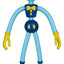 Poppy Playtime Bendables Action Figure Daddy Long Legs 11 cm