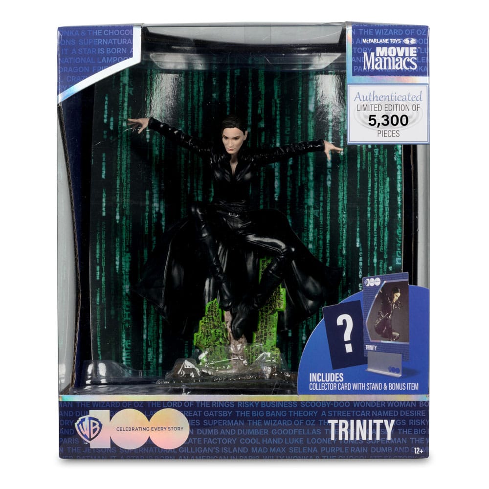 Matrix Movie Maniacs Action Figure Trinity 15 cm - Damaged packaging