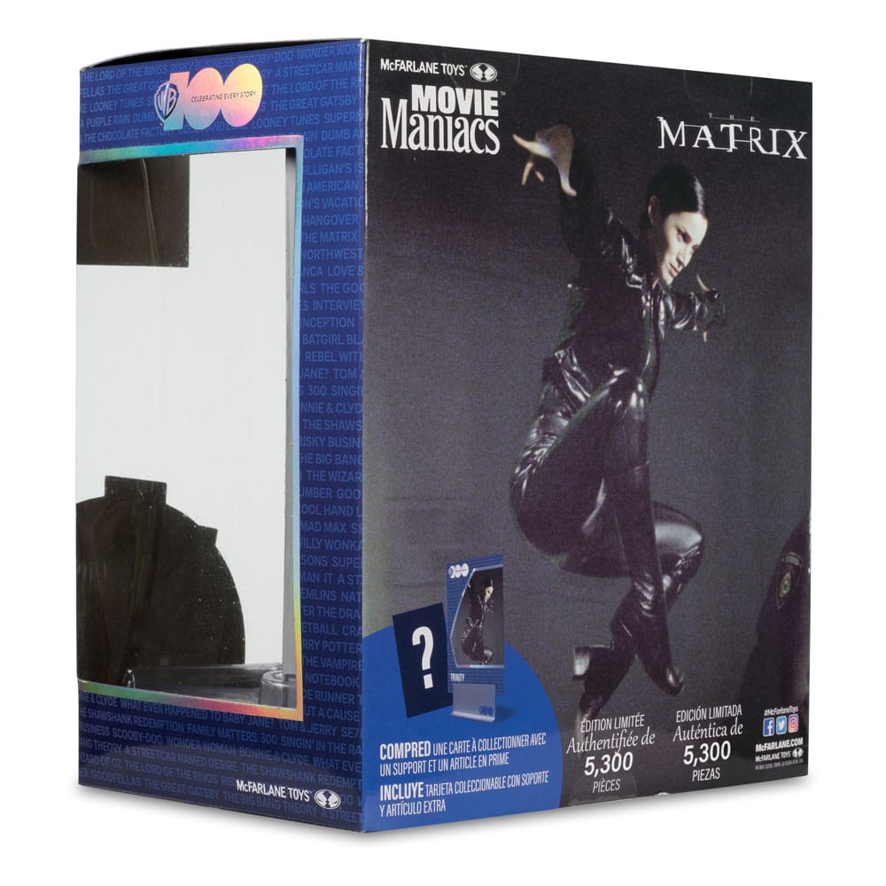 Matrix Movie Maniacs Action Figure Trinity 15 cm - Damaged packaging