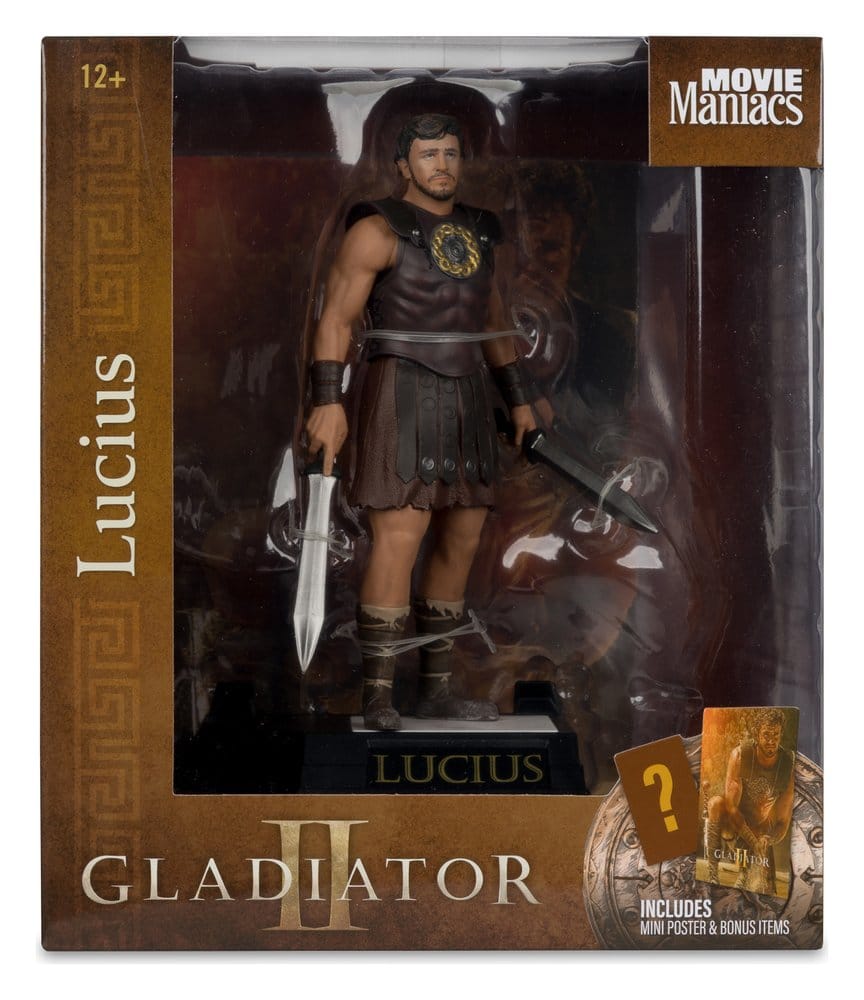 Gladiator II Movie Maniacs Action Figure Lucius 16 cm