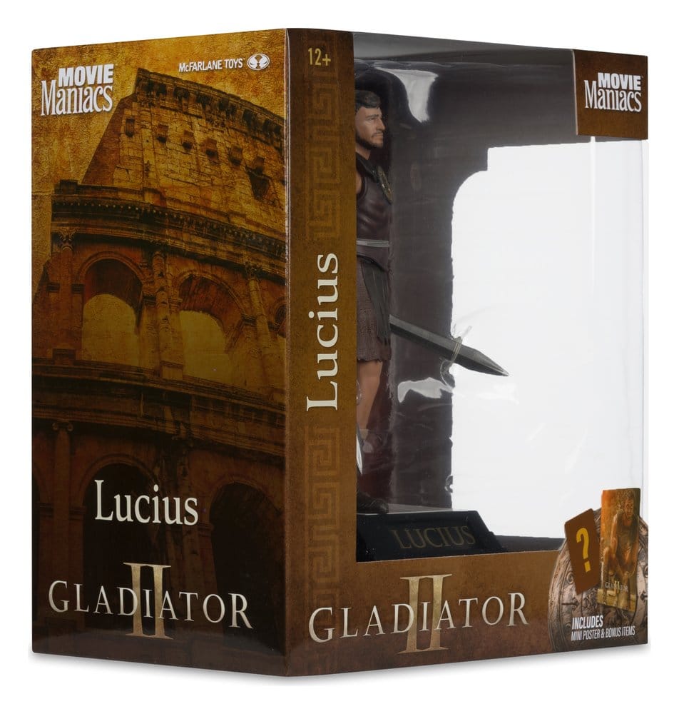 Gladiator II Movie Maniacs Action Figure Lucius 16 cm