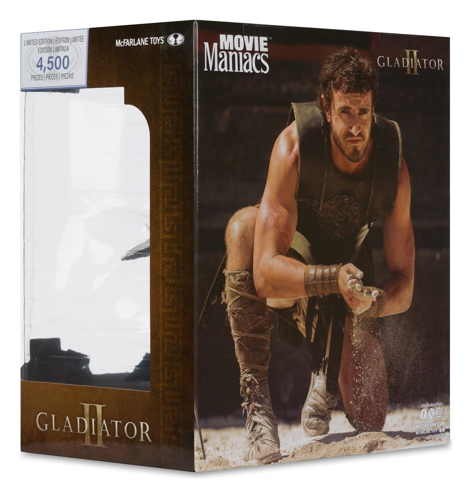 Gladiator II Movie Maniacs Action Figure Lucius 16 cm