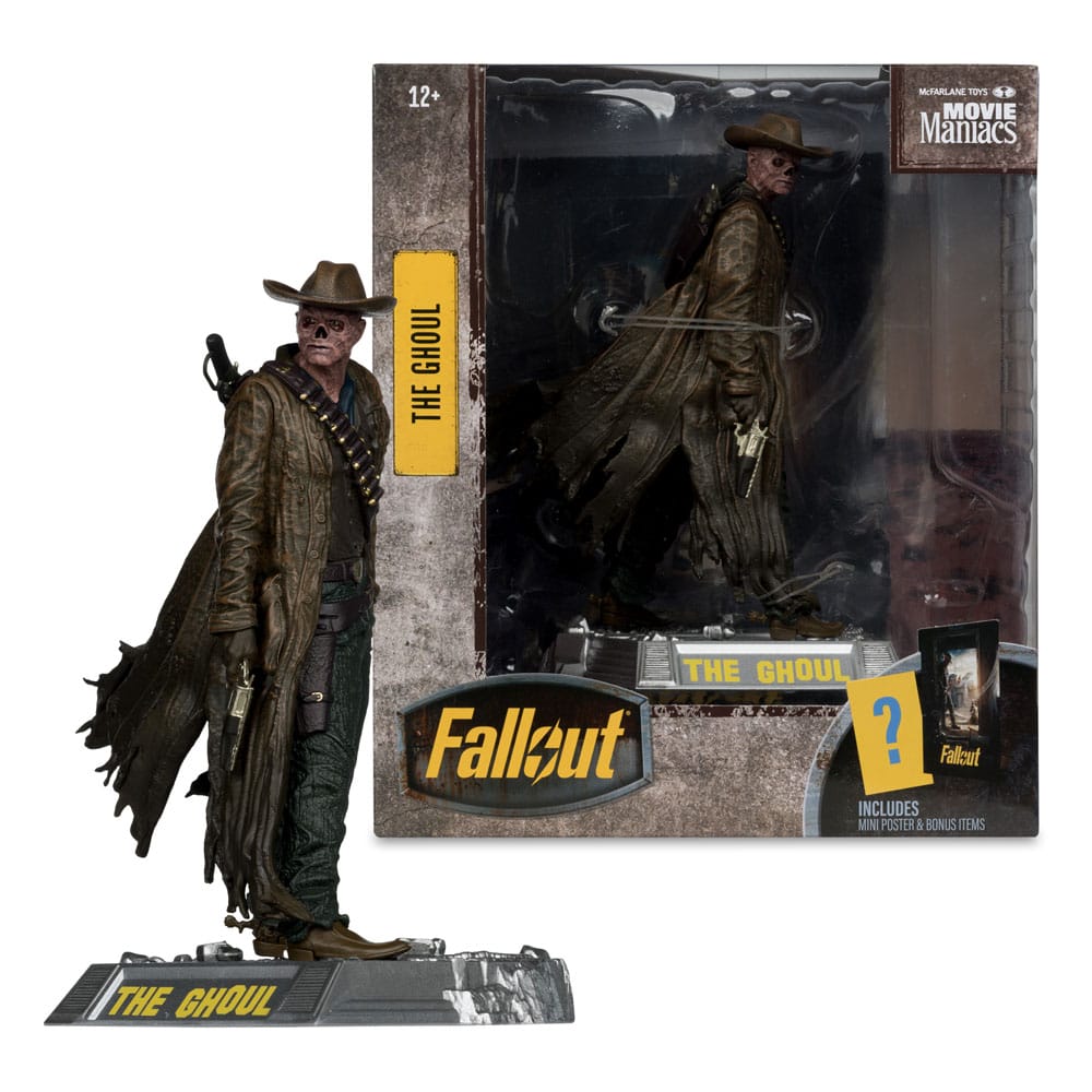 Fallout Movie Maniacs Action Figure The Ghoul (Season 2) 17 cm - Damaged packaging