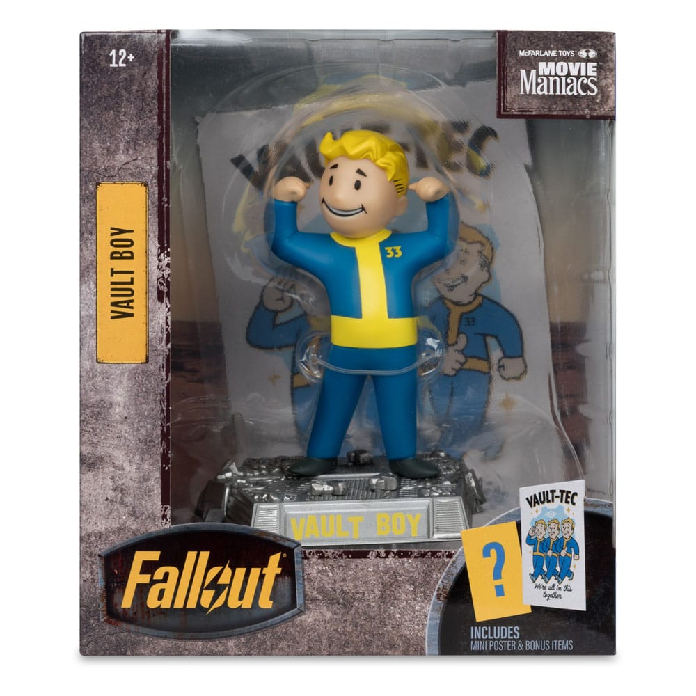 Fallout Movie Maniacs Action Figure Vault Boy Version 1 14 cm