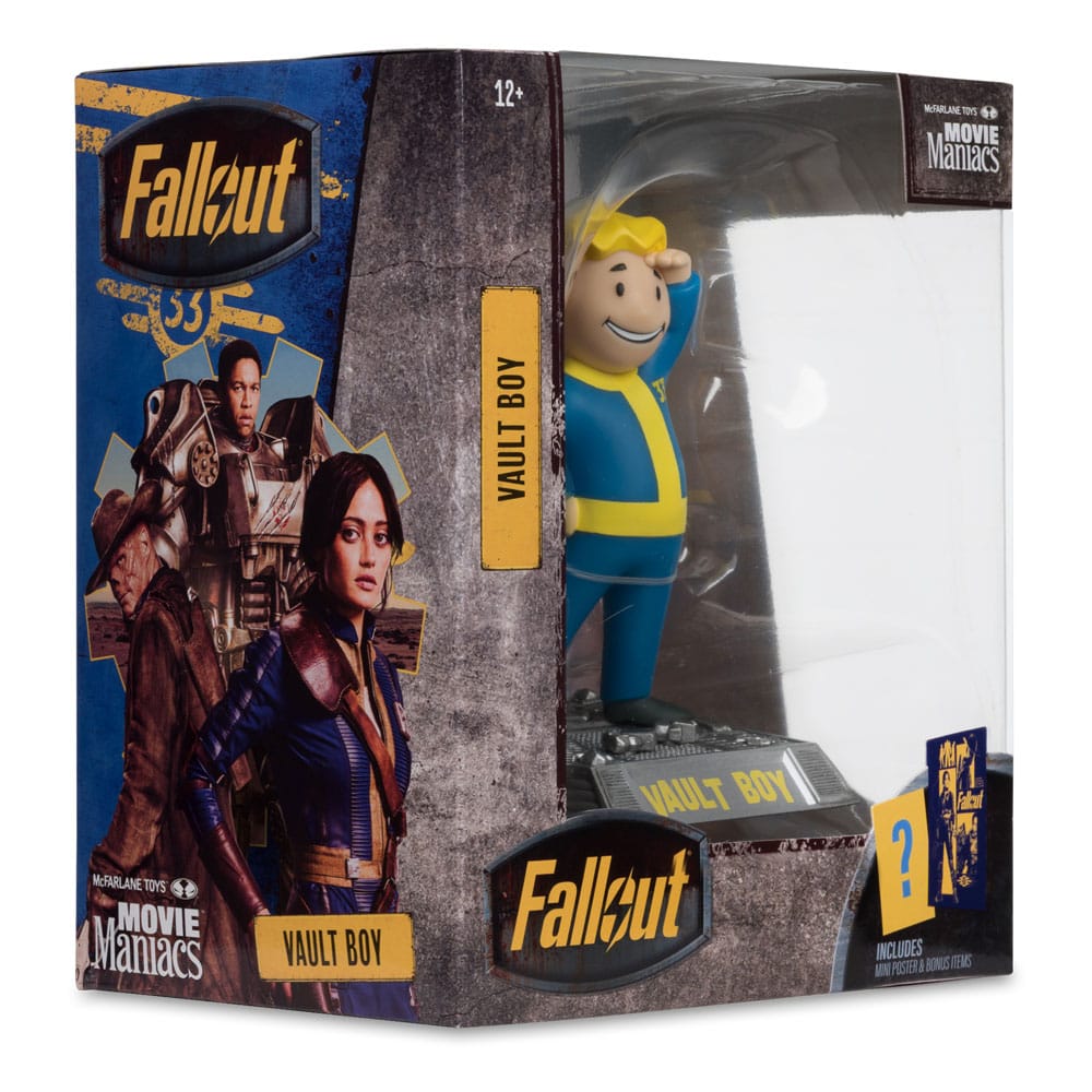 Fallout Movie Maniacs Action Figure Vault Boy Version 3 14 cm - Damaged packaging