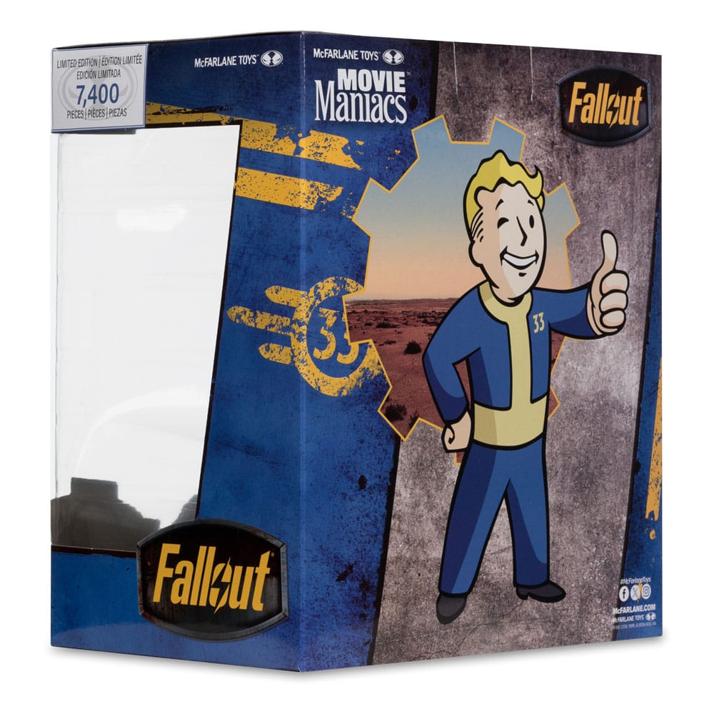 Fallout Movie Maniacs Action Figure Vault Boy Version 3 14 cm - Damaged packaging