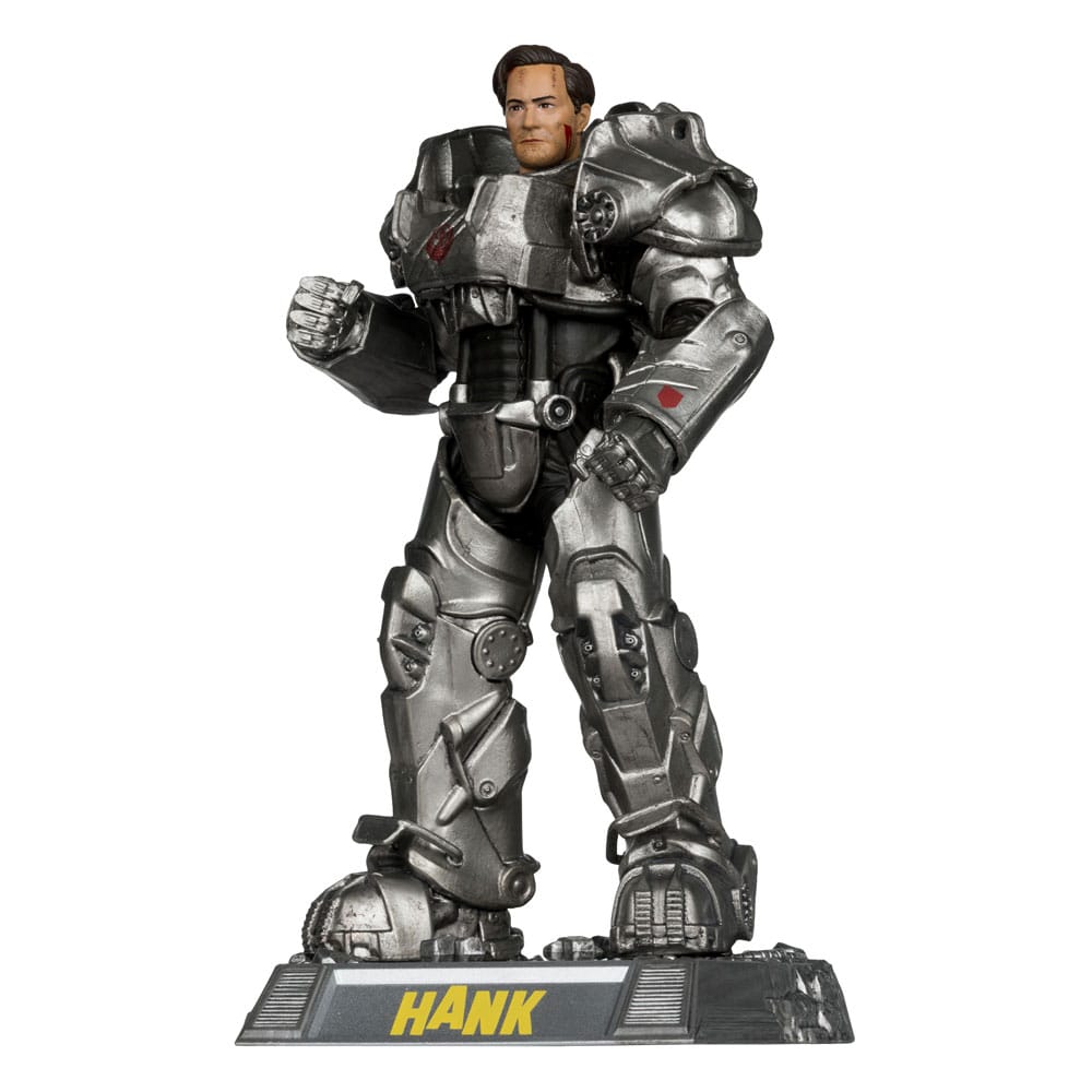 Fallout Movie Maniacs Action Figure Hank Maclean (Season 2) (Red Platinum Edition) 17 cm - Damaged packaging