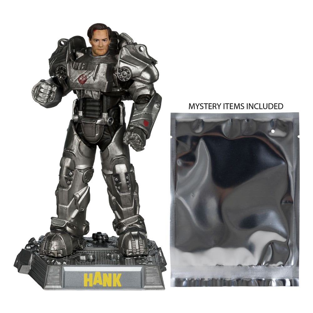 Fallout Movie Maniacs Action Figure Hank Maclean (Season 2) (Red Platinum Edition) 17 cm - Damaged packaging
