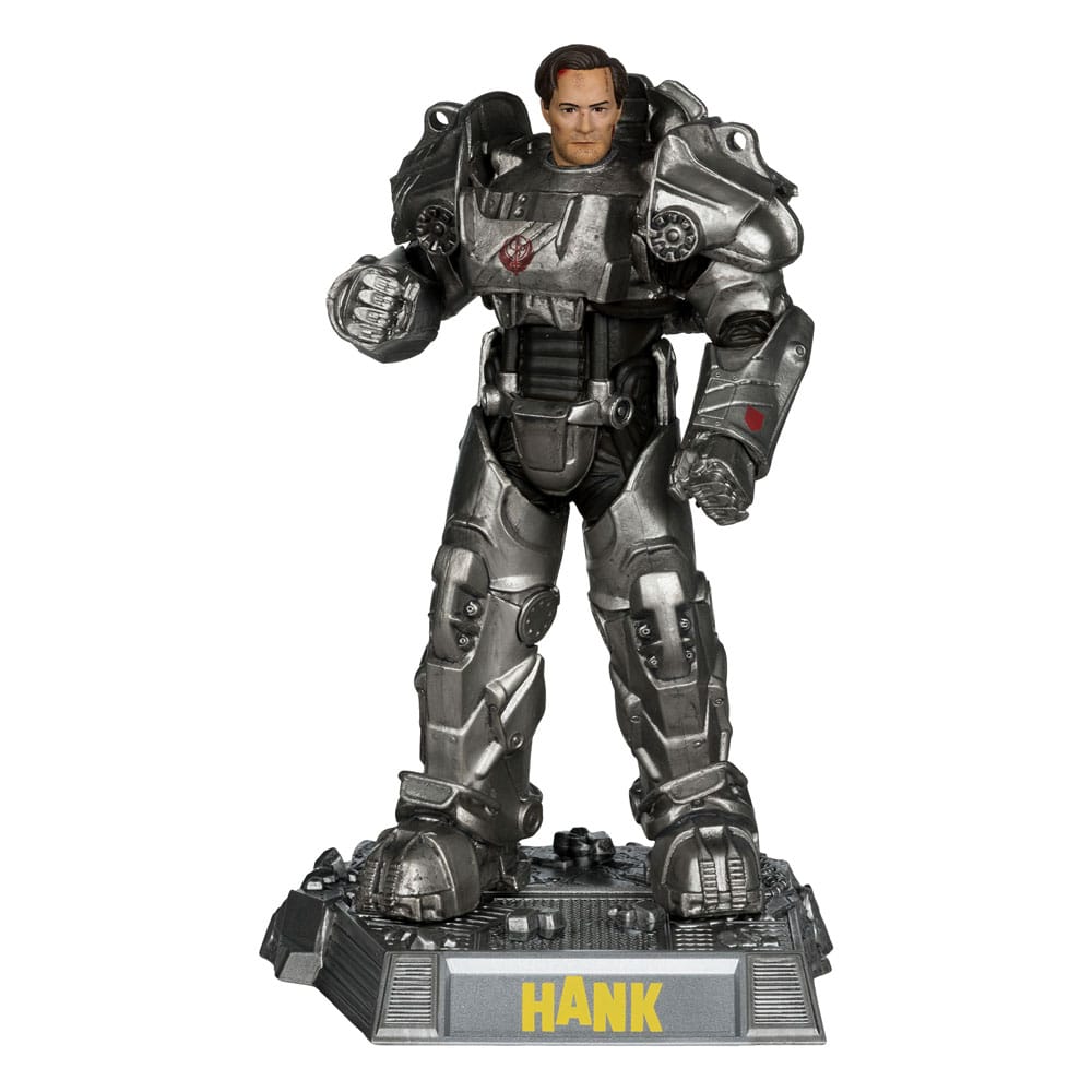 Fallout Movie Maniacs Action Figure Hank Maclean (Season 2) (Red Platinum Edition) 17 cm - Damaged packaging