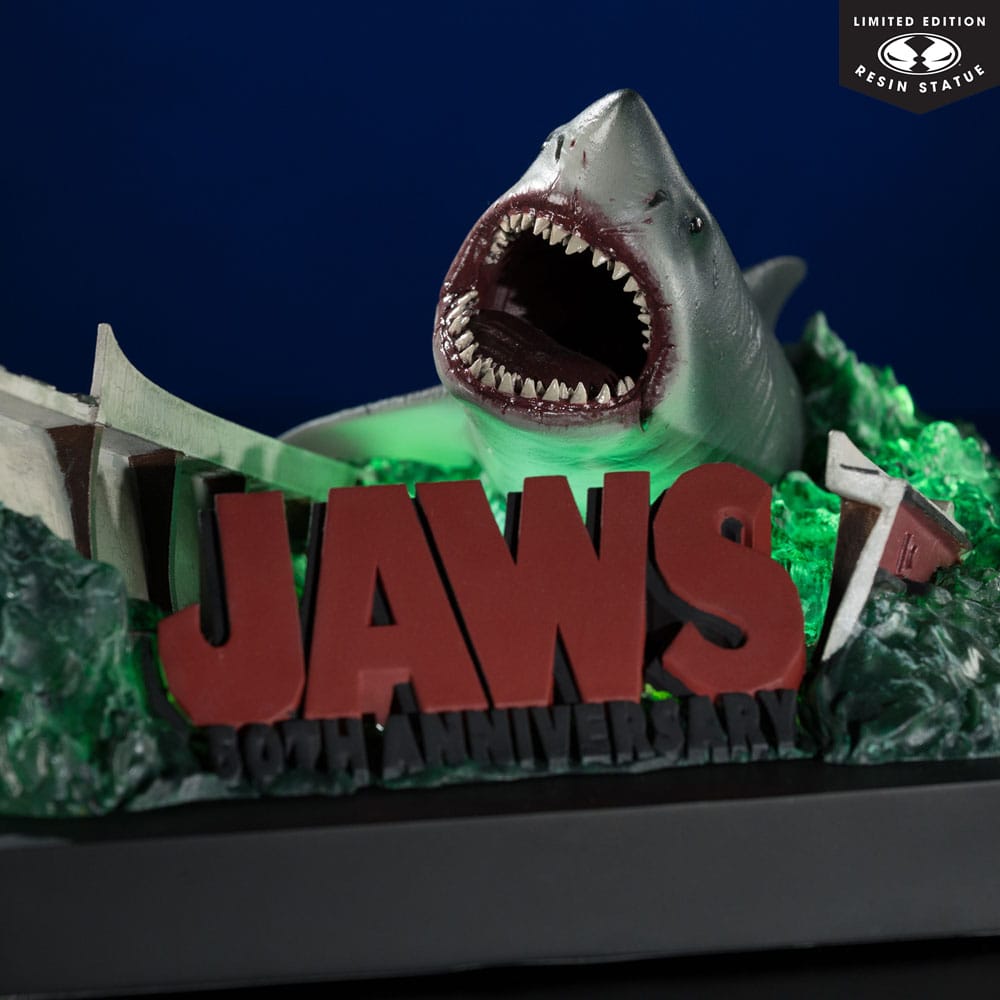 Jaws 1/48 Polyresin Statue Jaws (50th Anniversary) 25 cm