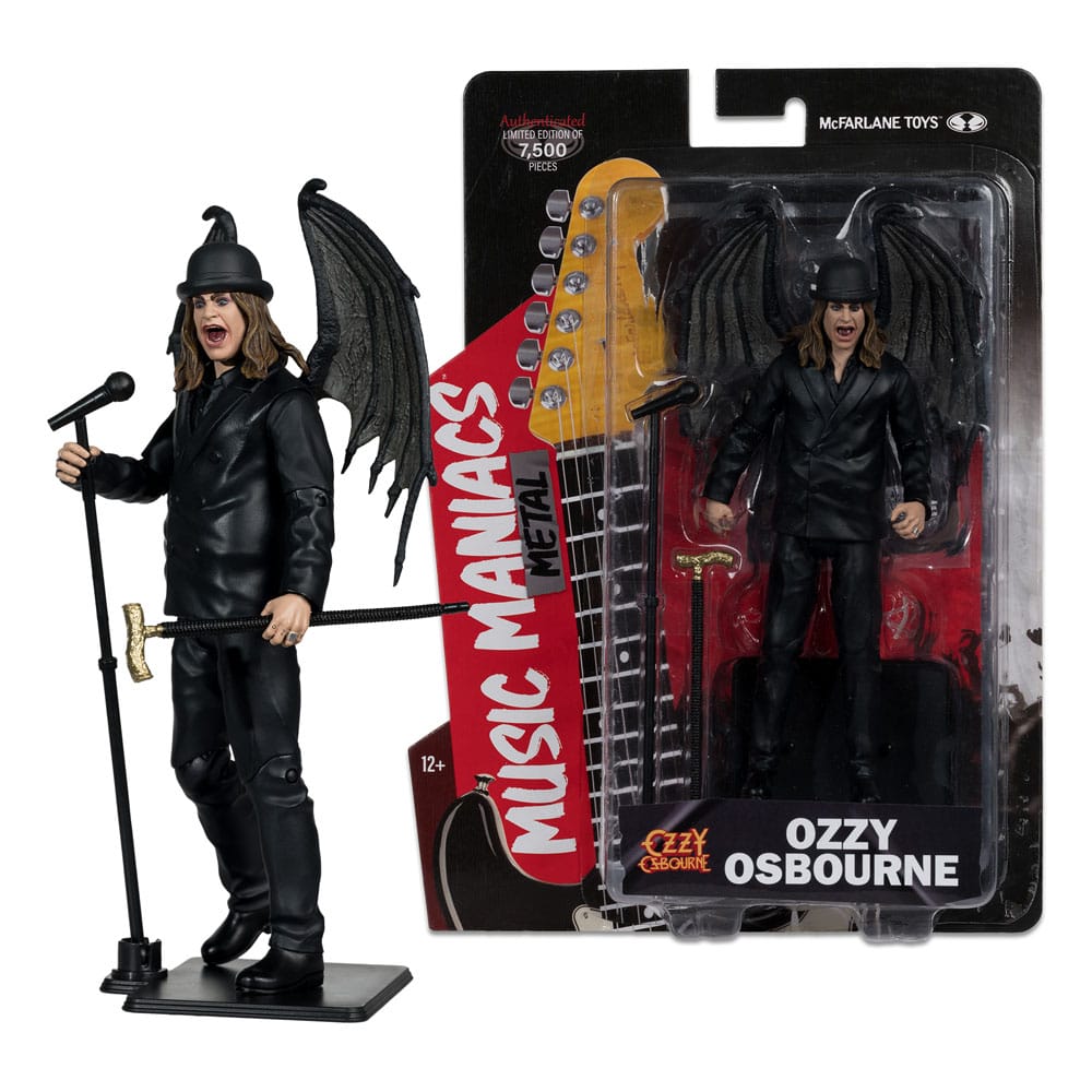 Ozzy Osbourne Metal Music Maniacs Action Figure Ozzy Osbourne 15 cm