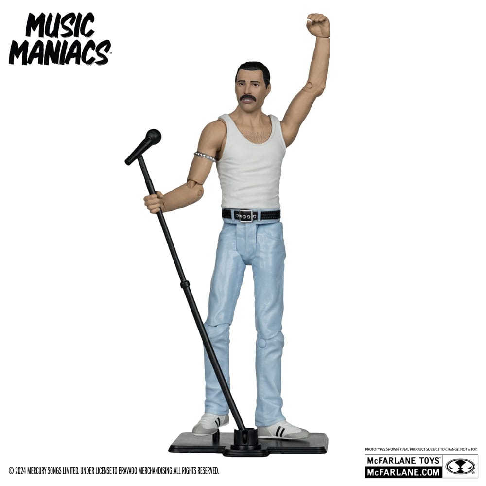 Music Maniacs Rock Action Figure Freddy Mercury 15 cm