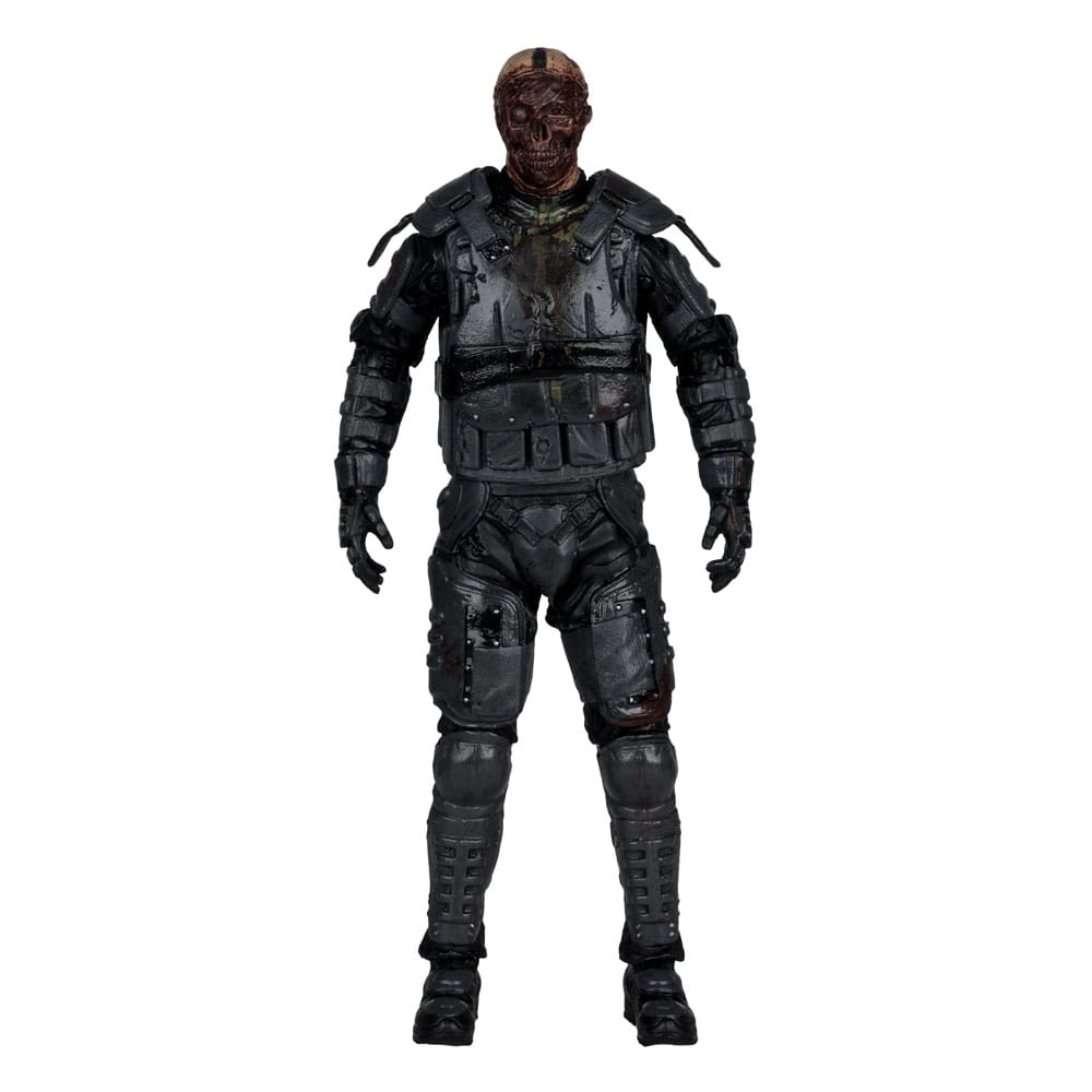 The Walking Dead  Action Figure Gas Mask Zombie (Season 4) 13 cm
