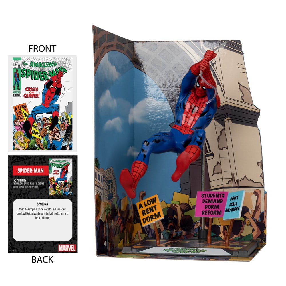 Marvel Collection PVC Statue 1/10 Spider-Man (The Amazing Spider-Man #68) (Gold Label) 15 cm - Damaged packaging