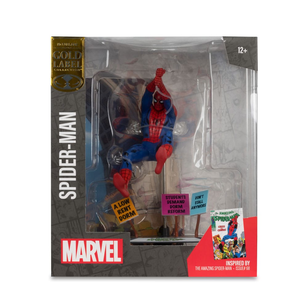 Marvel Collection PVC Statue 1/10 Spider-Man (The Amazing Spider-Man #68) (Gold Label) 15 cm - Damaged packaging