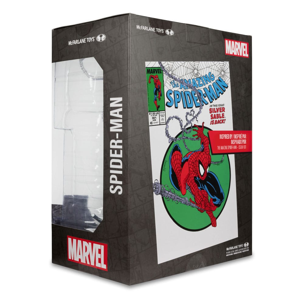 Marvel PVC Statue 1/6 Spider-Man (The Amazing Spider-Man #301) 30 cm - Severely damaged packaging