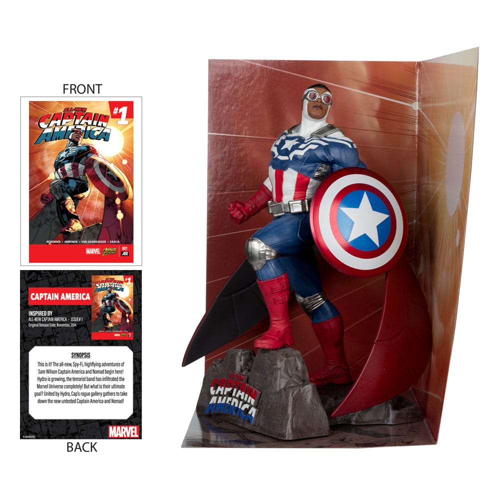 Marvel Collection PVC Statue 1/10 Captain America (All-New Captain America #1) 17 cm - Damaged packaging