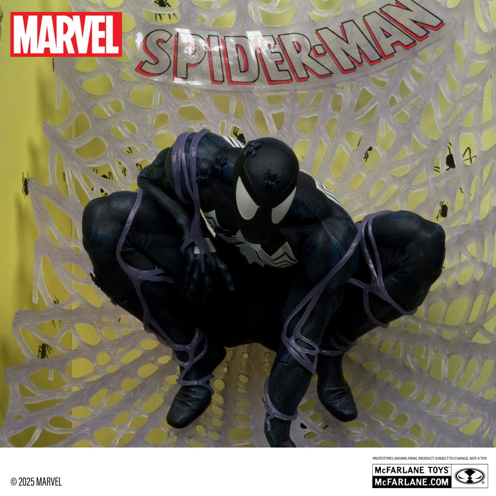 Marvel Collection PVC Statue 1/6 Spider-Man (Spider-Man #1)(Black Suit)(Chase) 15 cm - Damaged packaging